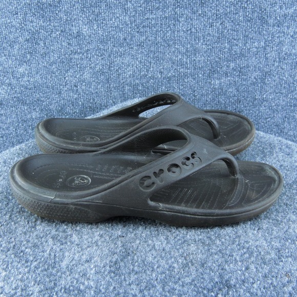 Crocs Women Flip Flop Sandal Shoes Brown Synthetic Size 7 Medium - Picture 4 of 9